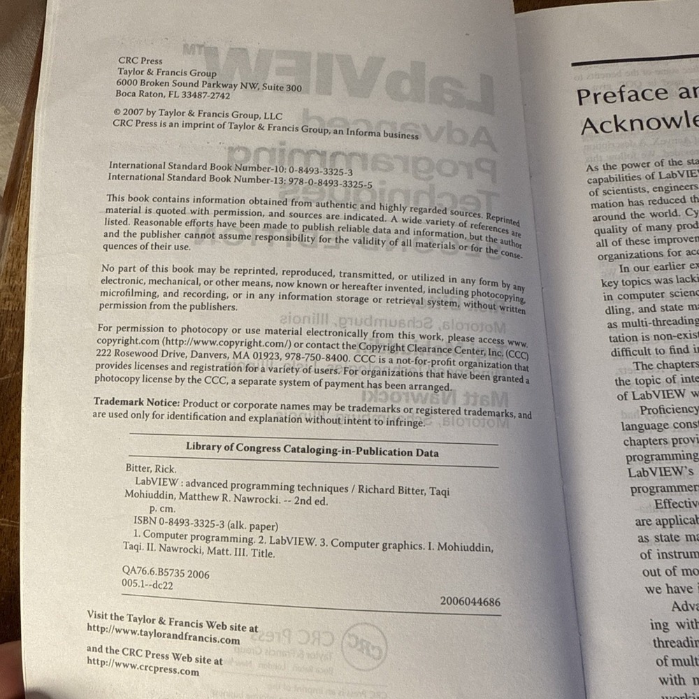 LabView: Advanced Programming Techniques, Second Edition Paperback‎ Very GOOD - Picture 3 of 6